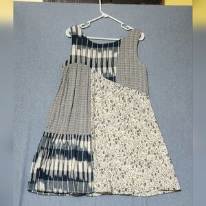 Anthropology Holding Horses sleeveless patch work mini dress. Size medium